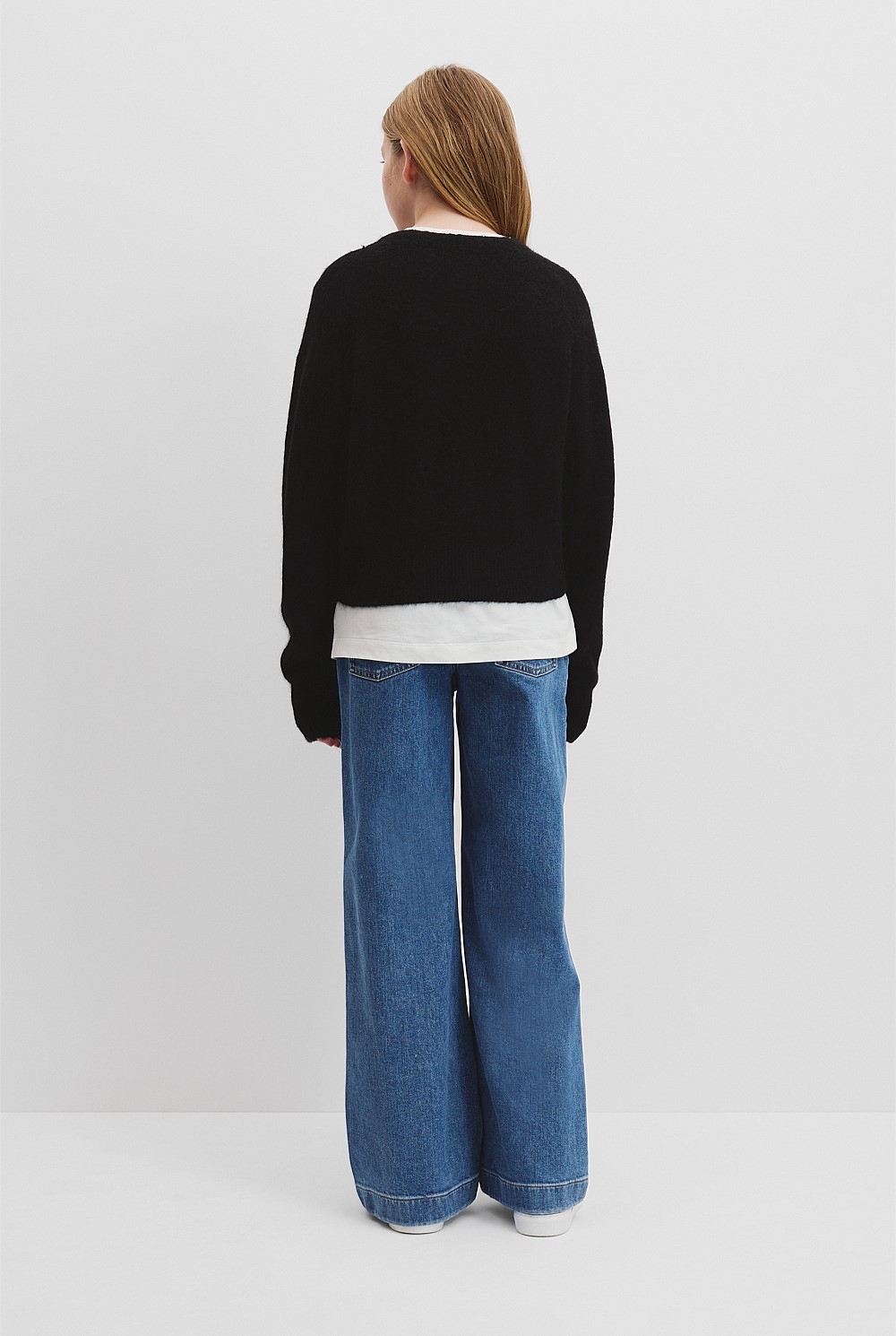 Teen Fluffy Knit Cardigan