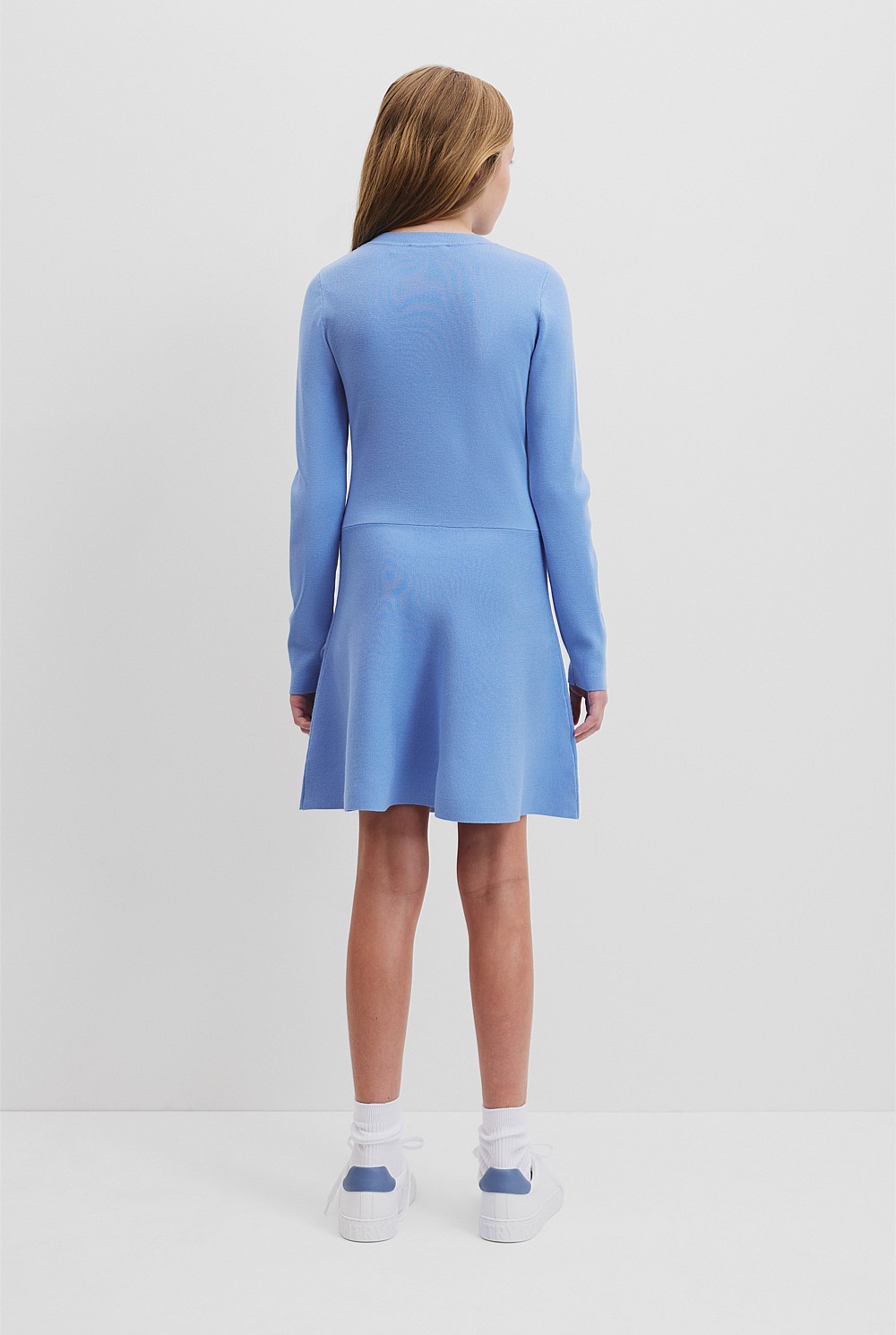 Teen Crew Neck Knit Dress