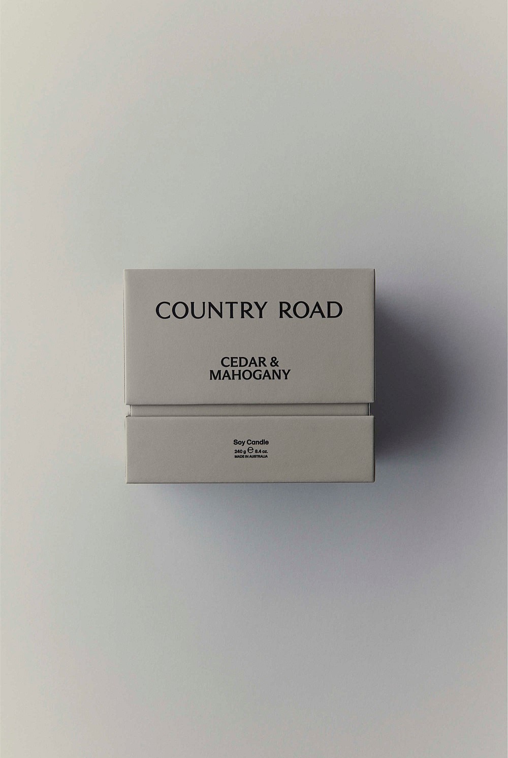 Australian Made Cedar & Mahogany Candle 240g