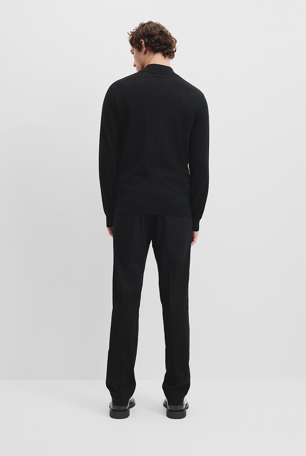 Verified Australian Merino Wool Half Zip Knit