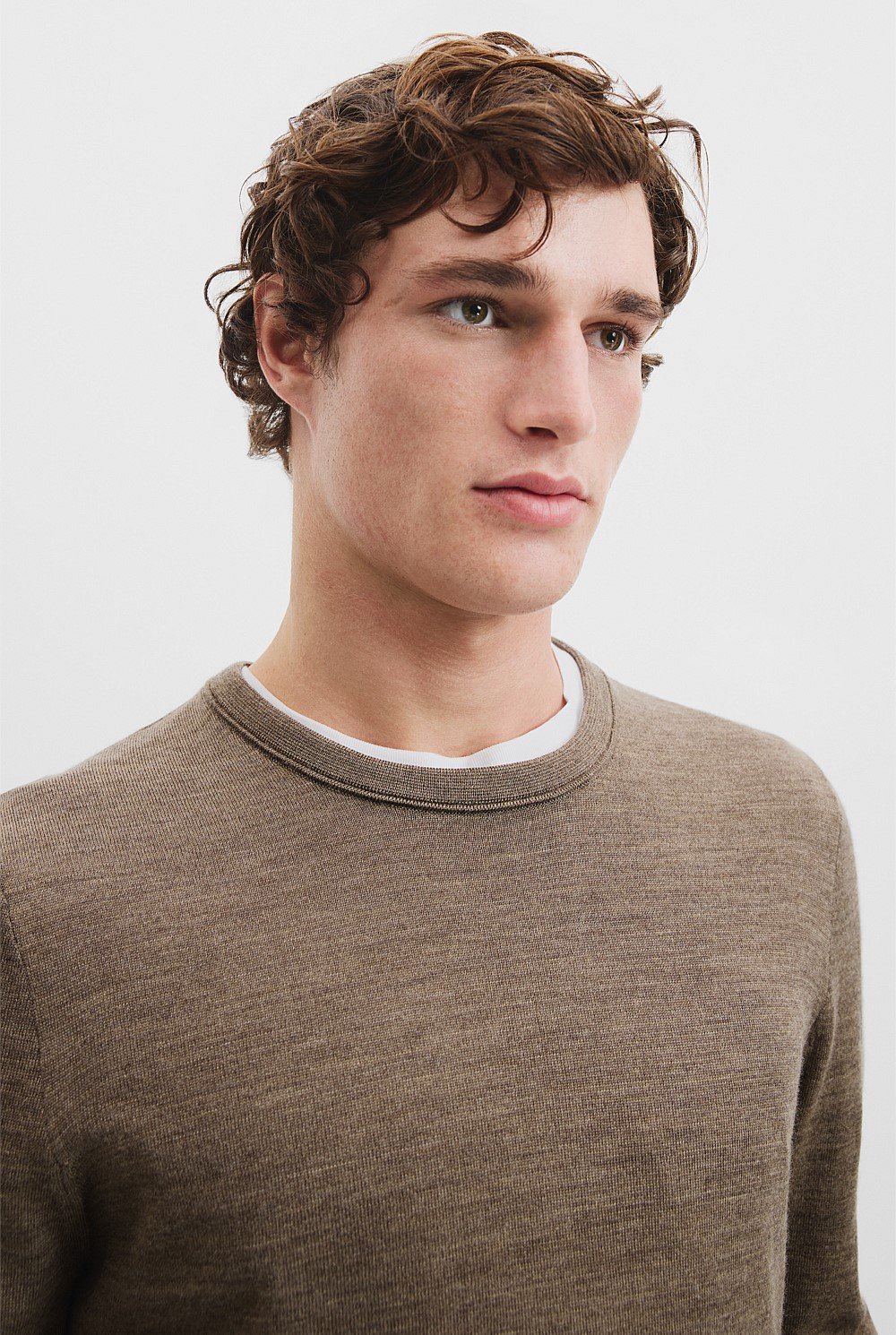 Verified Australian Merino Wool Crew Neck Knit
