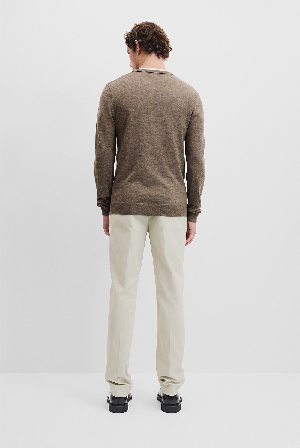 Verified Australian Merino Wool Crew Neck Knit