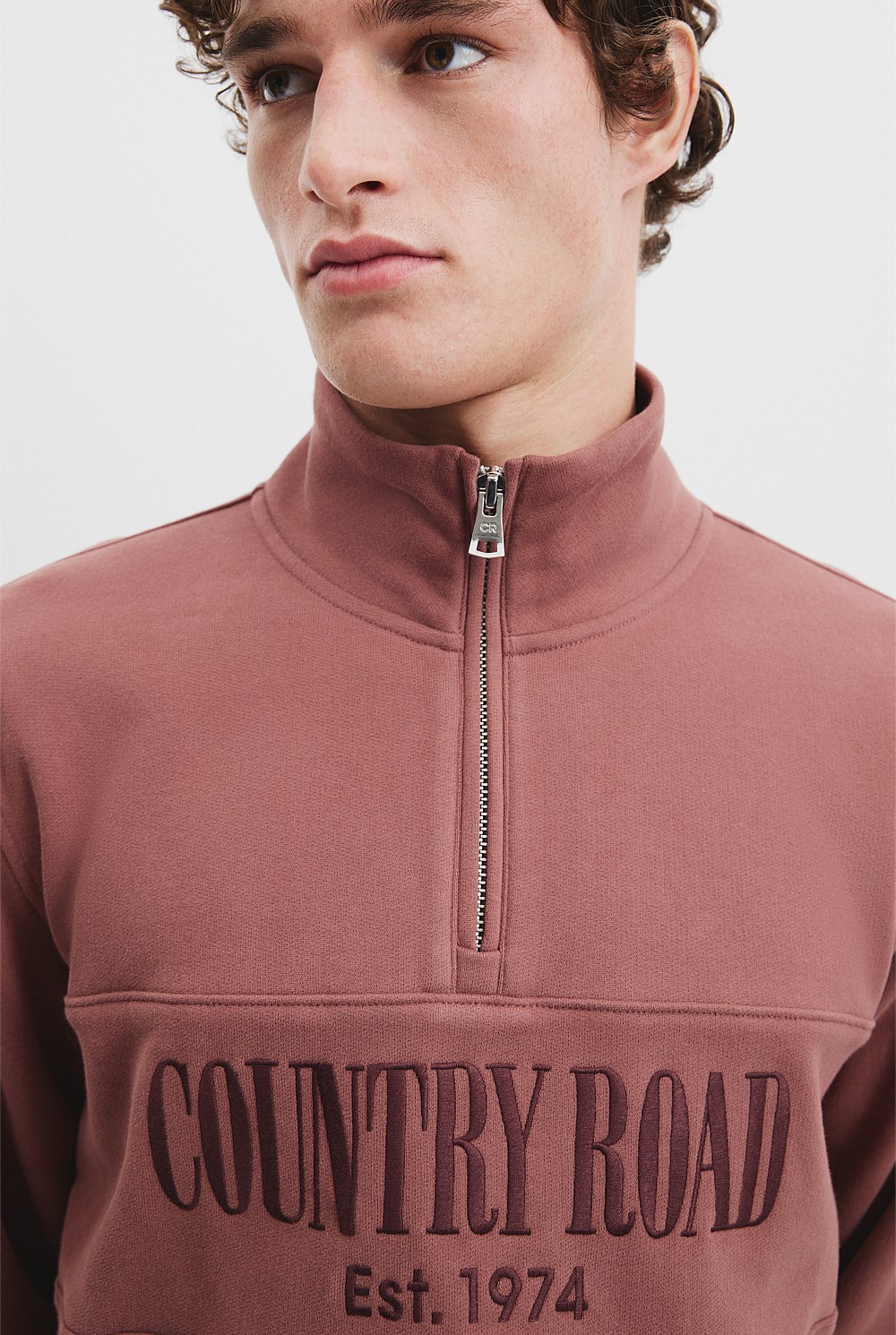 Verified Australian Cotton Half Zip Heritage Sweat