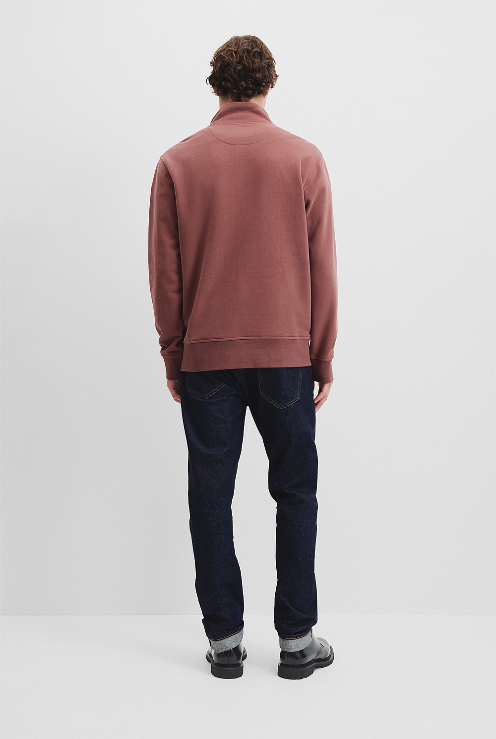 Verified Australian Cotton Half Zip Heritage Sweat