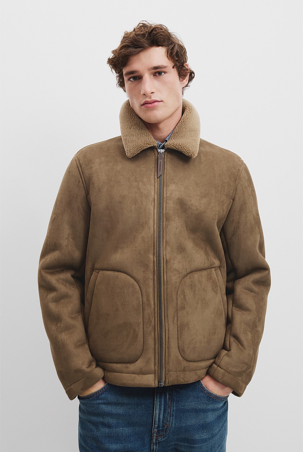 Borg Collar Jacket