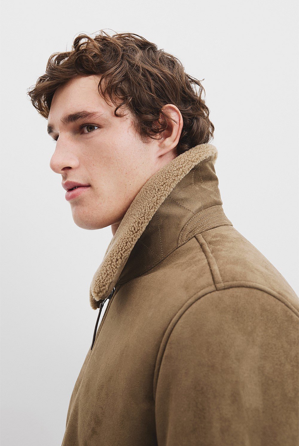 Borg Collar Jacket
