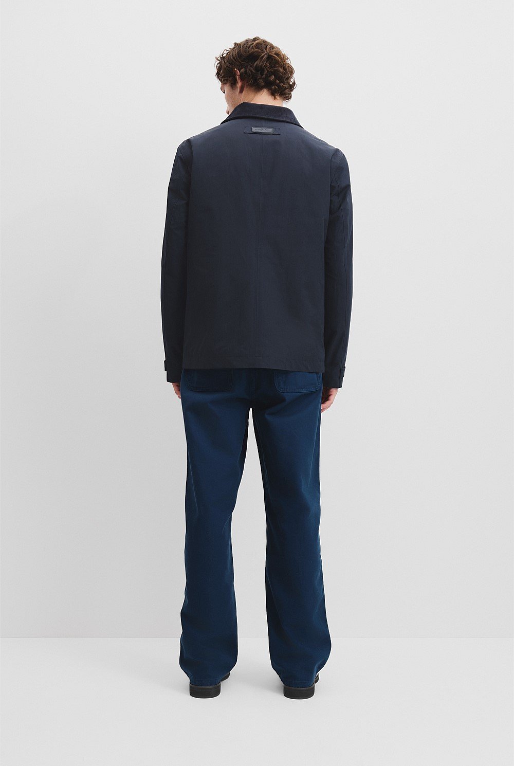 Cord Trim Wadded Jacket