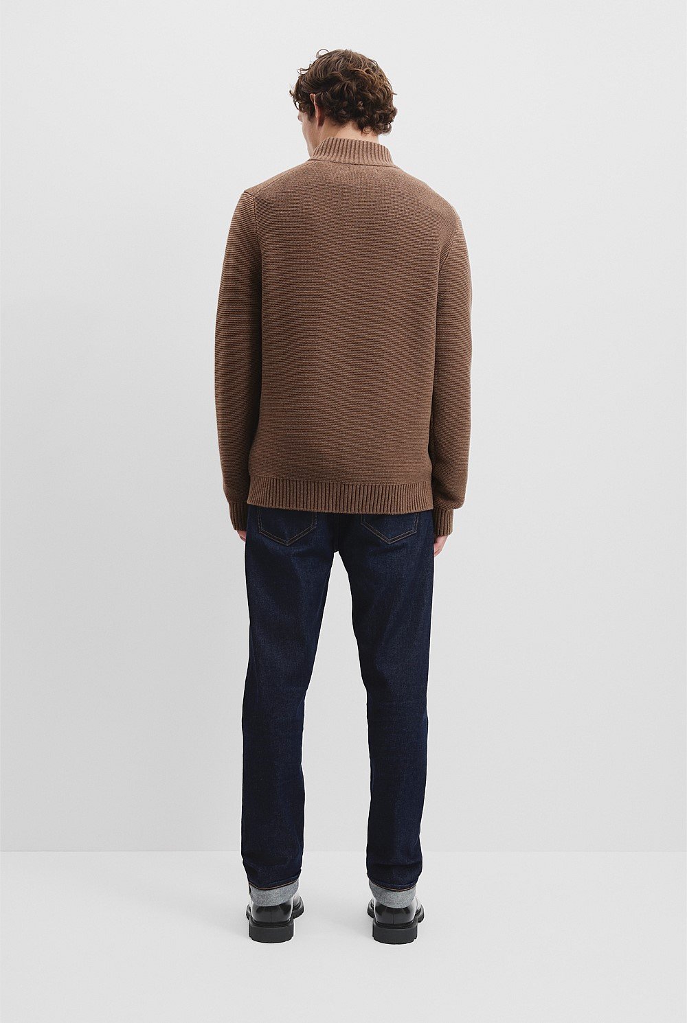 Australian Cotton Half Zip Knit