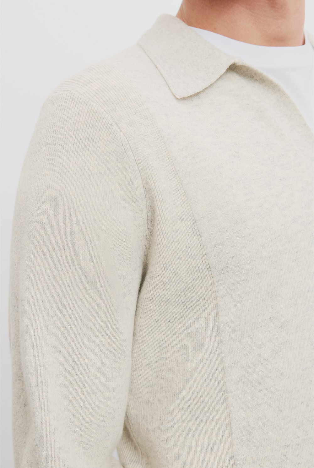 Boiled Australian Wool Trophy Rib Polo