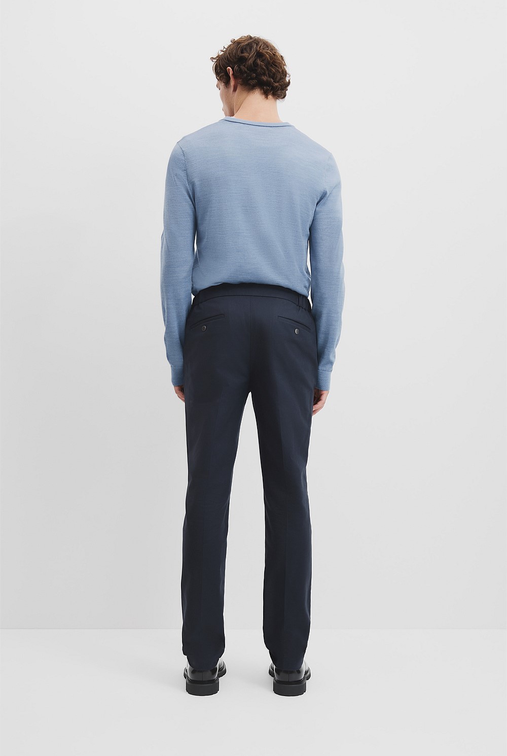 Cotton Stretch Elasticated Trouser