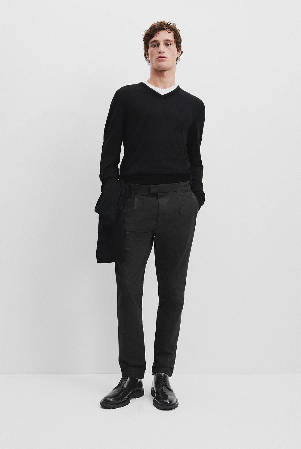 Verified Australian Merino Wool V-Neck Knit