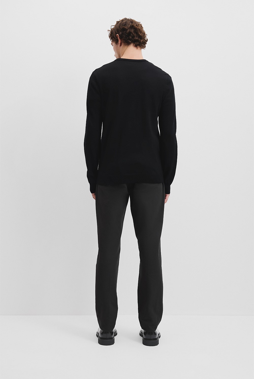Verified Australian Merino Wool V-Neck Knit