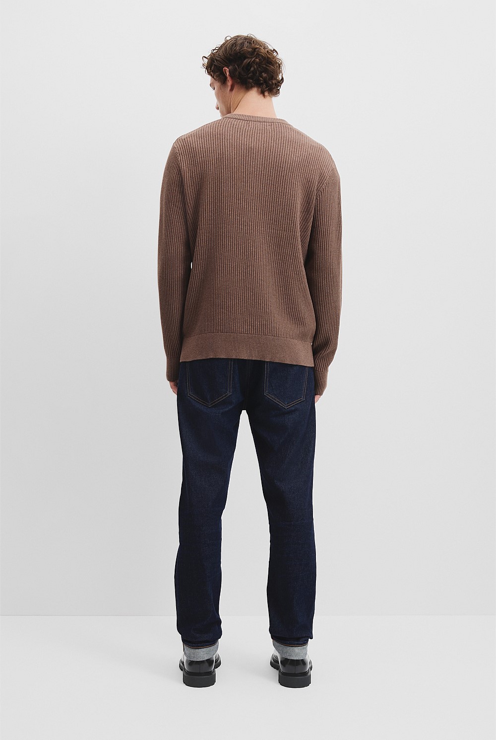 Australian Cotton Waffle Henley