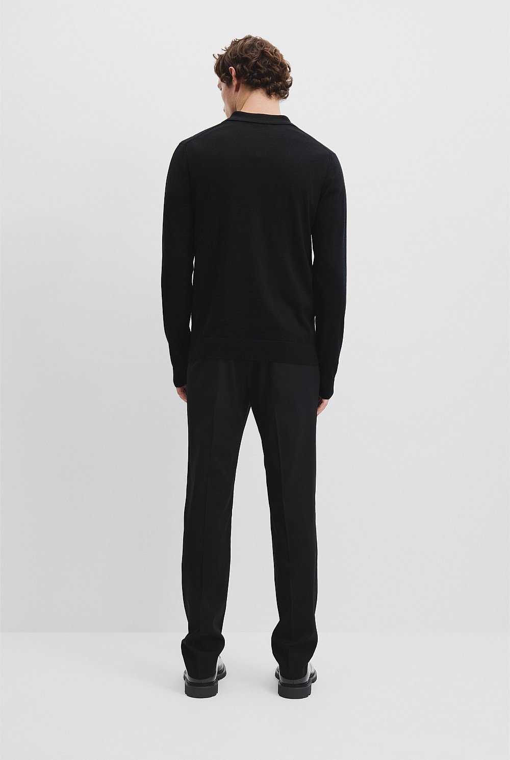 Verified Australian Merino Wool Button Knit Polo