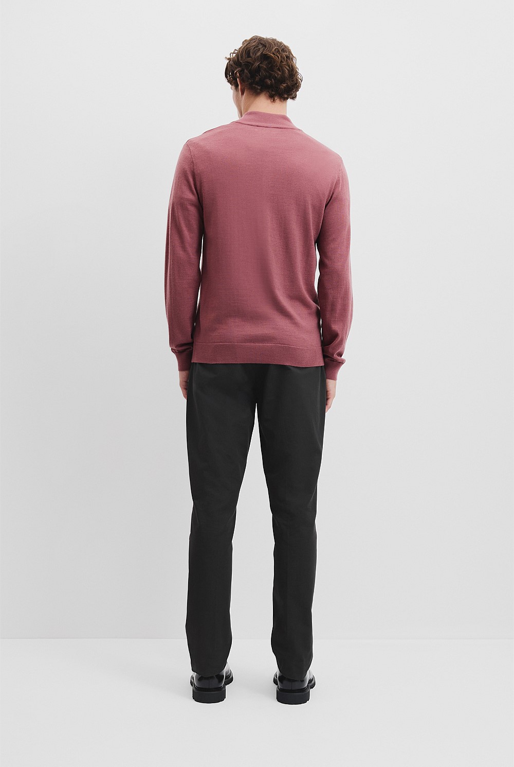 Verified Australian Merino Wool Half Zip Knit