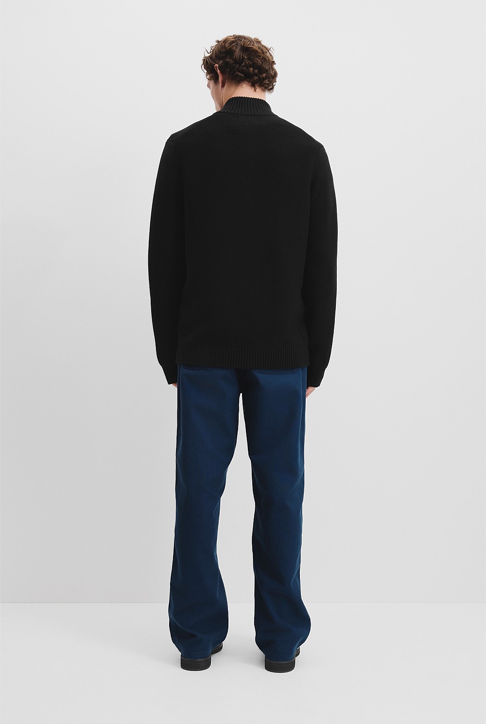 Australian Cotton Half Zip Knit