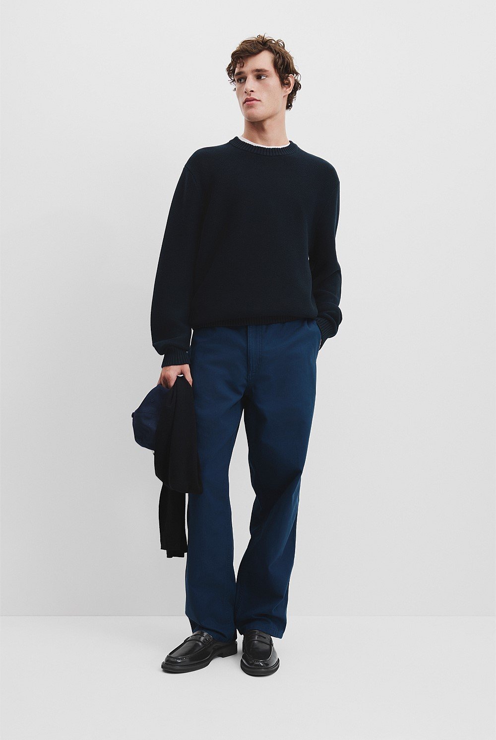 Australian Cotton Crew Neck Knit