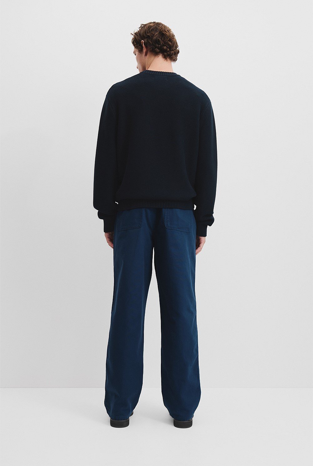 Australian Cotton Crew Neck Knit