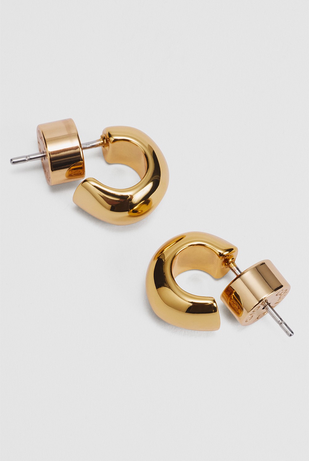 Small Molten Hoop Earring