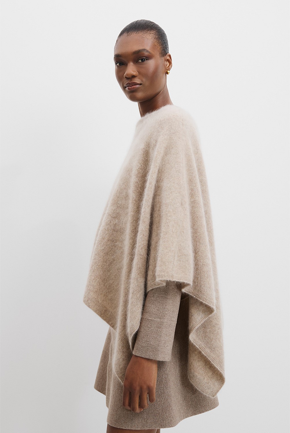 Brushed Cashmere Wrap