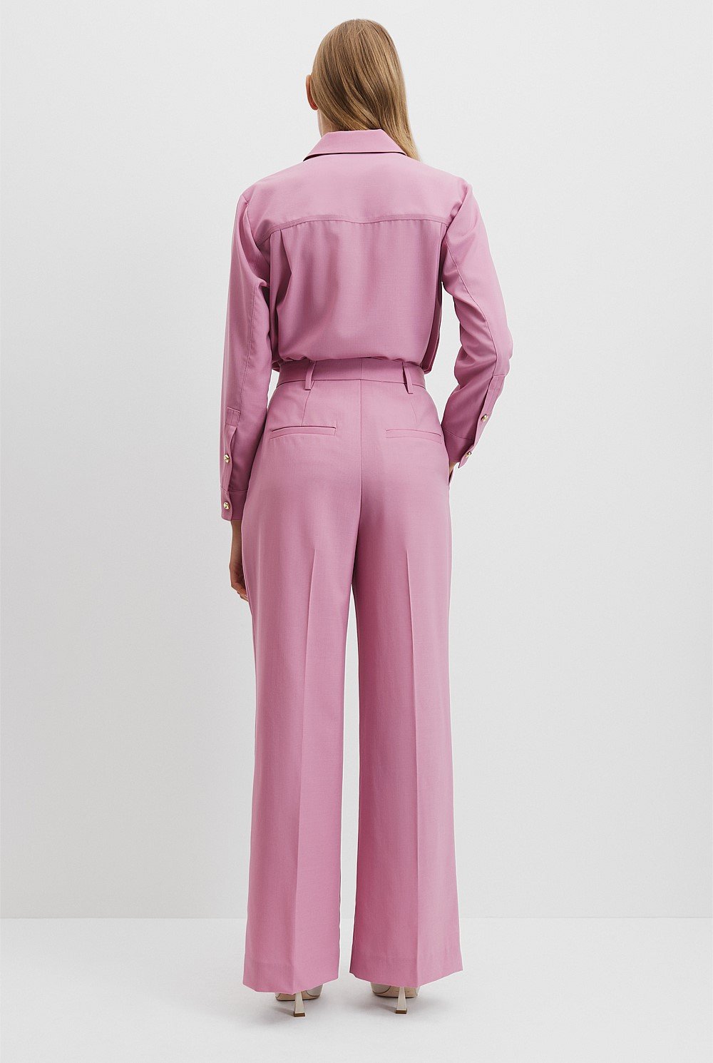 Pleat Wool Pant