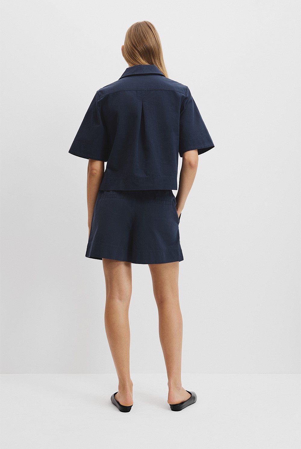 Organically Grown Cotton Short Sleeve Popover
