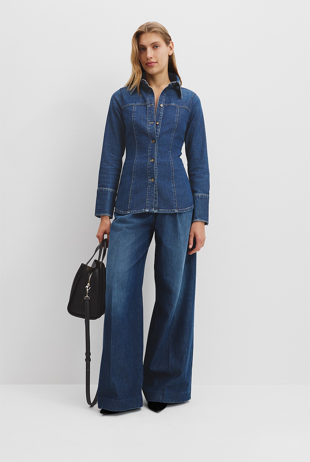Slim Fit Denim Shirt