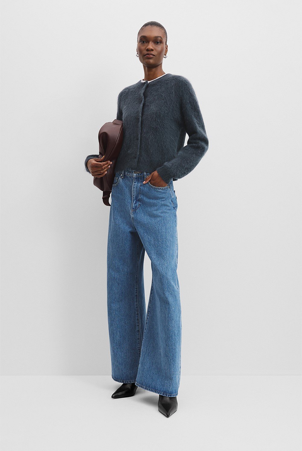 High Pile Knit Cardigan