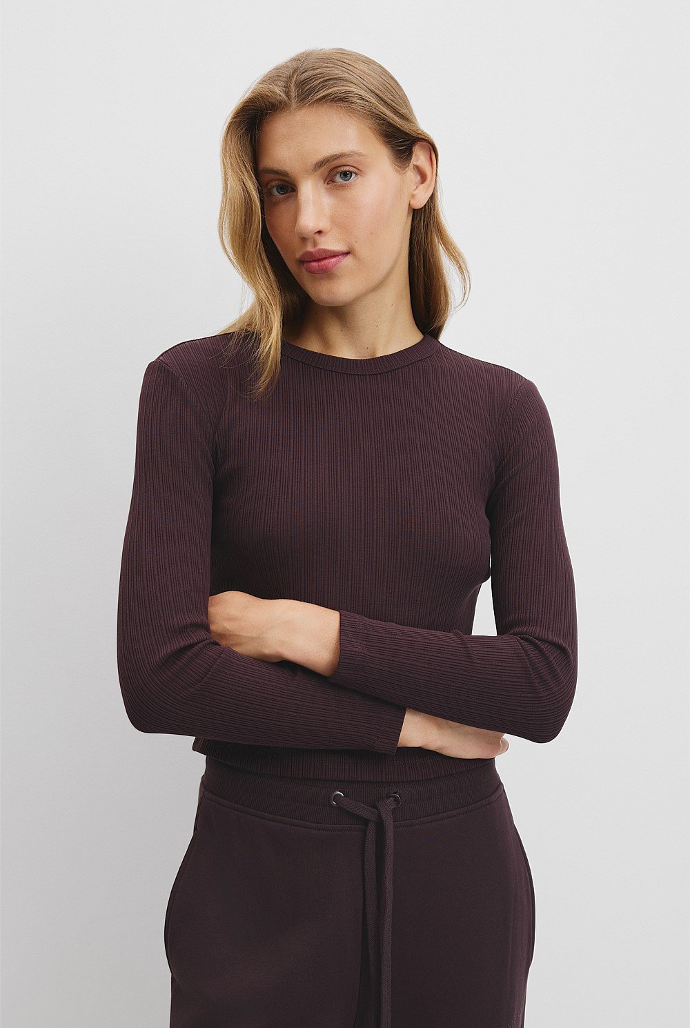 Australian Cotton Fitted Rib Top