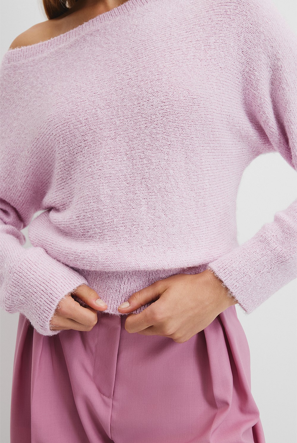 Feather Yarn Knit