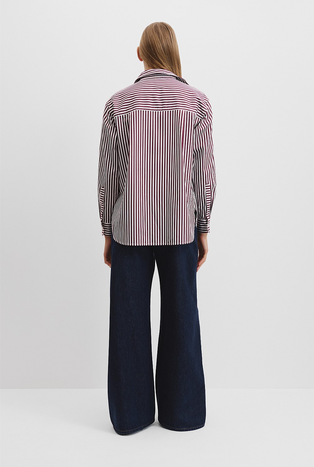 Australian Cotton Stripe Oxford Shirt