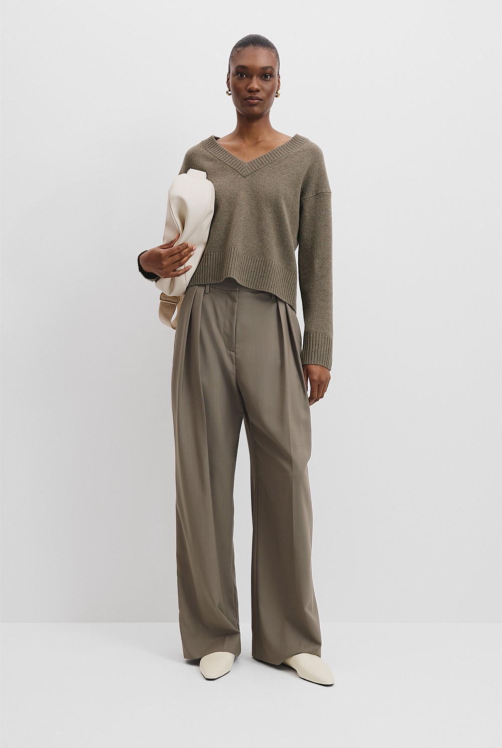V-Neck Merino Knit
