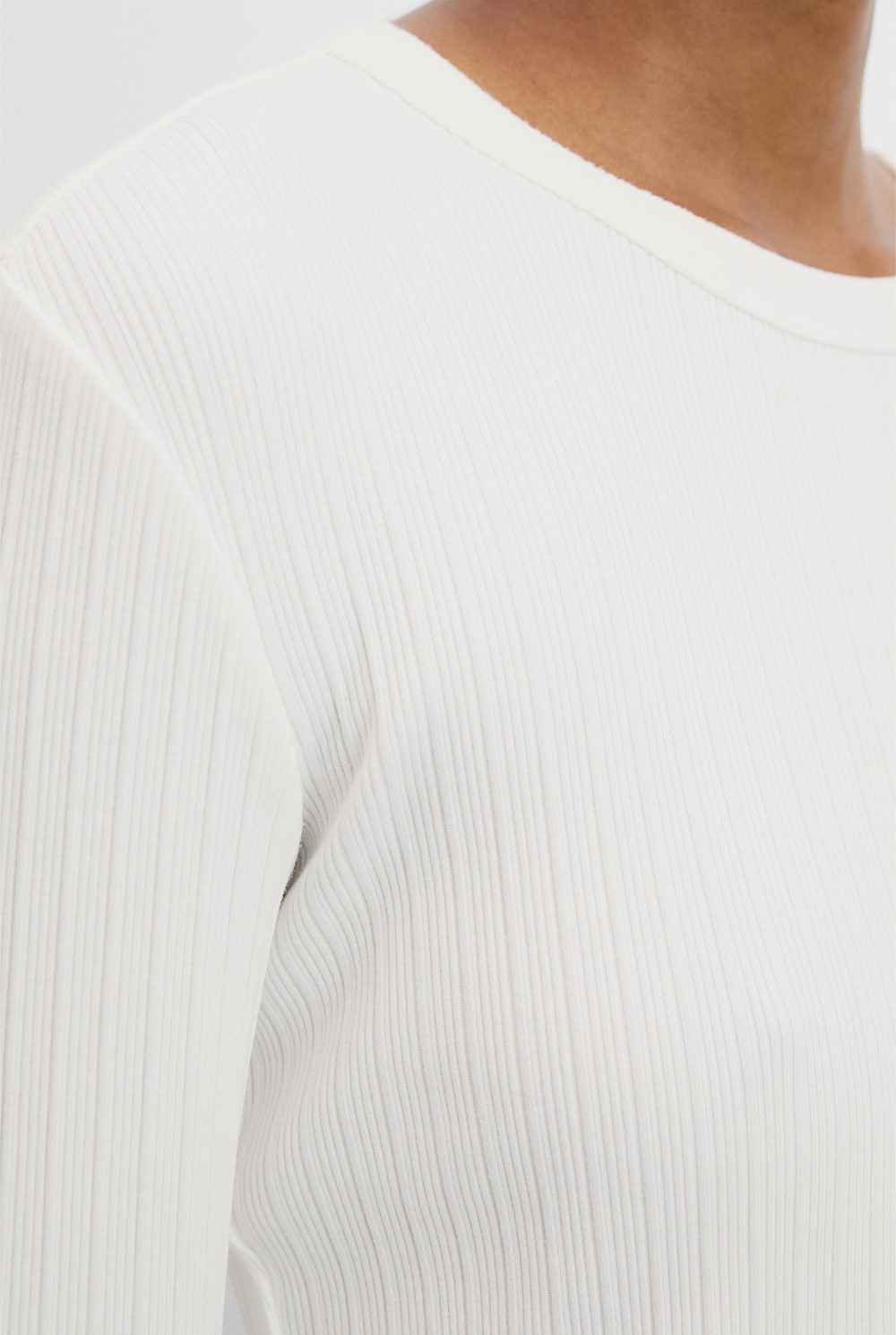 Australian Cotton Fitted Rib Top