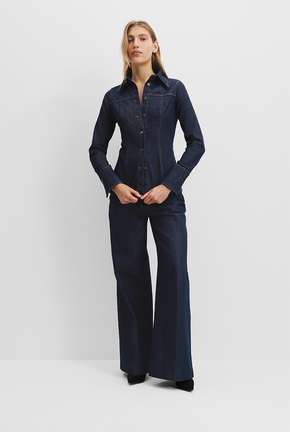Slim Fit Denim Shirt