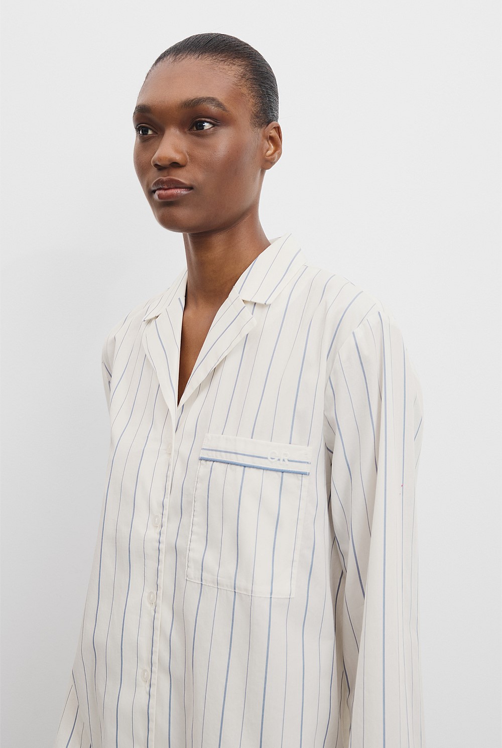 Australian Cotton Pinstripe Pyjama Set