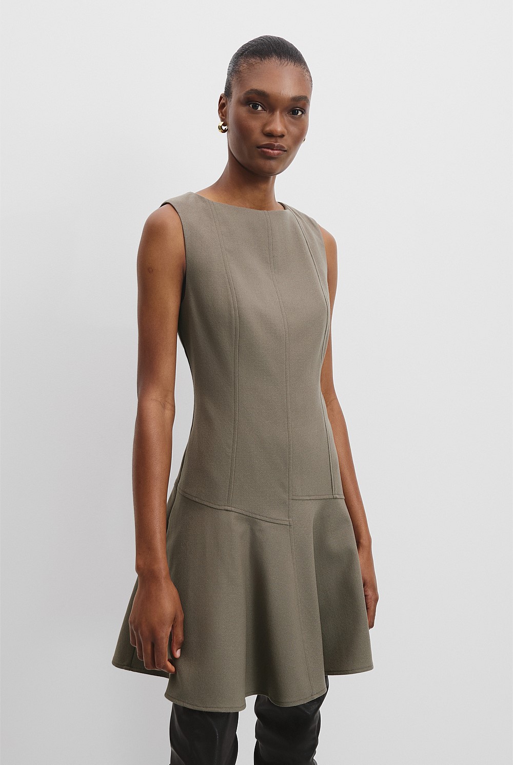 Panel Mini Dress