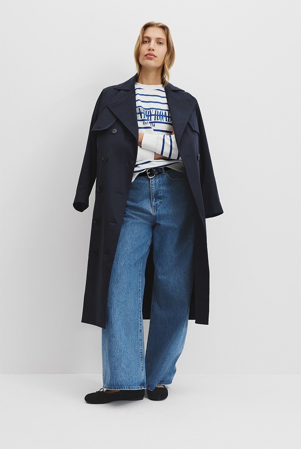 Verified Australian Cotton Stripe Heritage Sweat