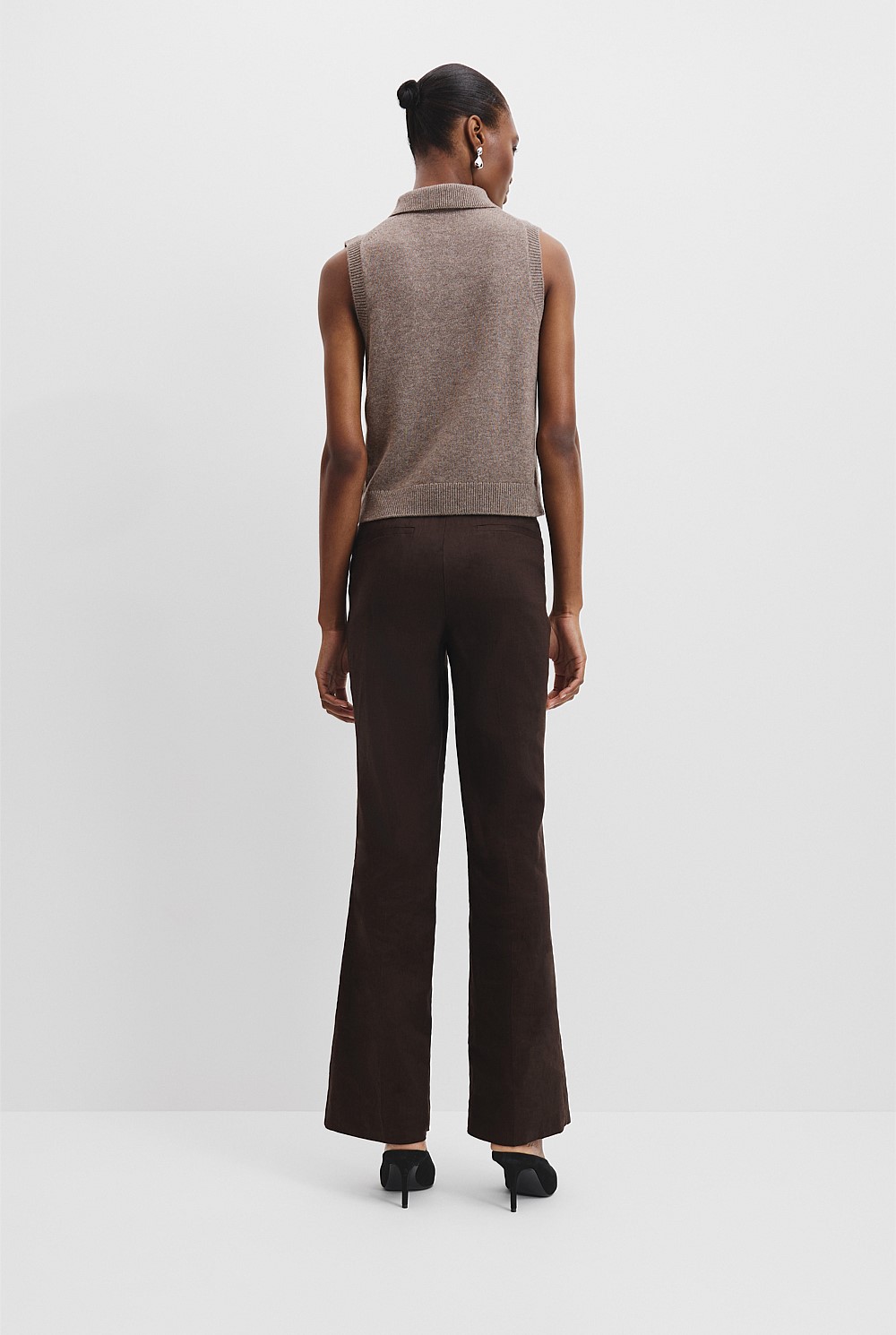 Collared Knit Vest