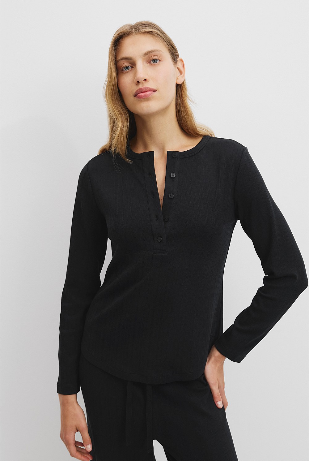 Henley Pyjama Top