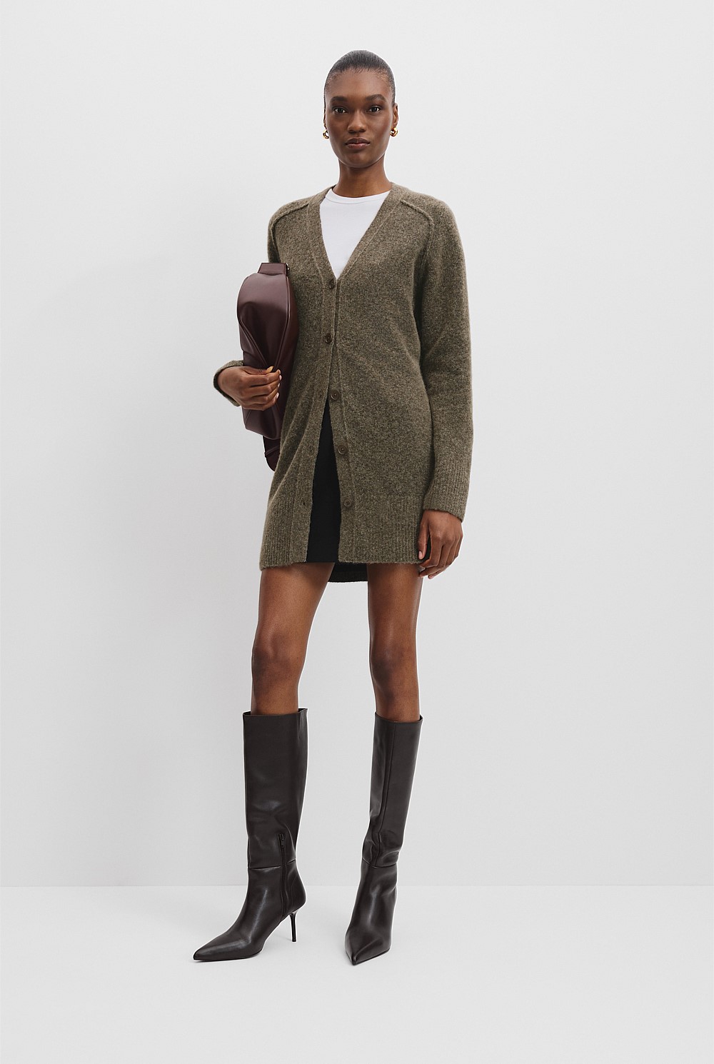 Boucle Longline Cardigan