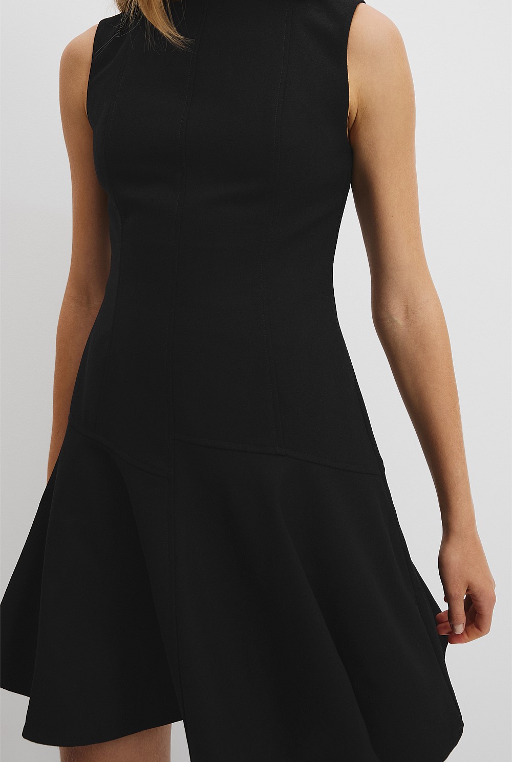 Panel Mini Dress