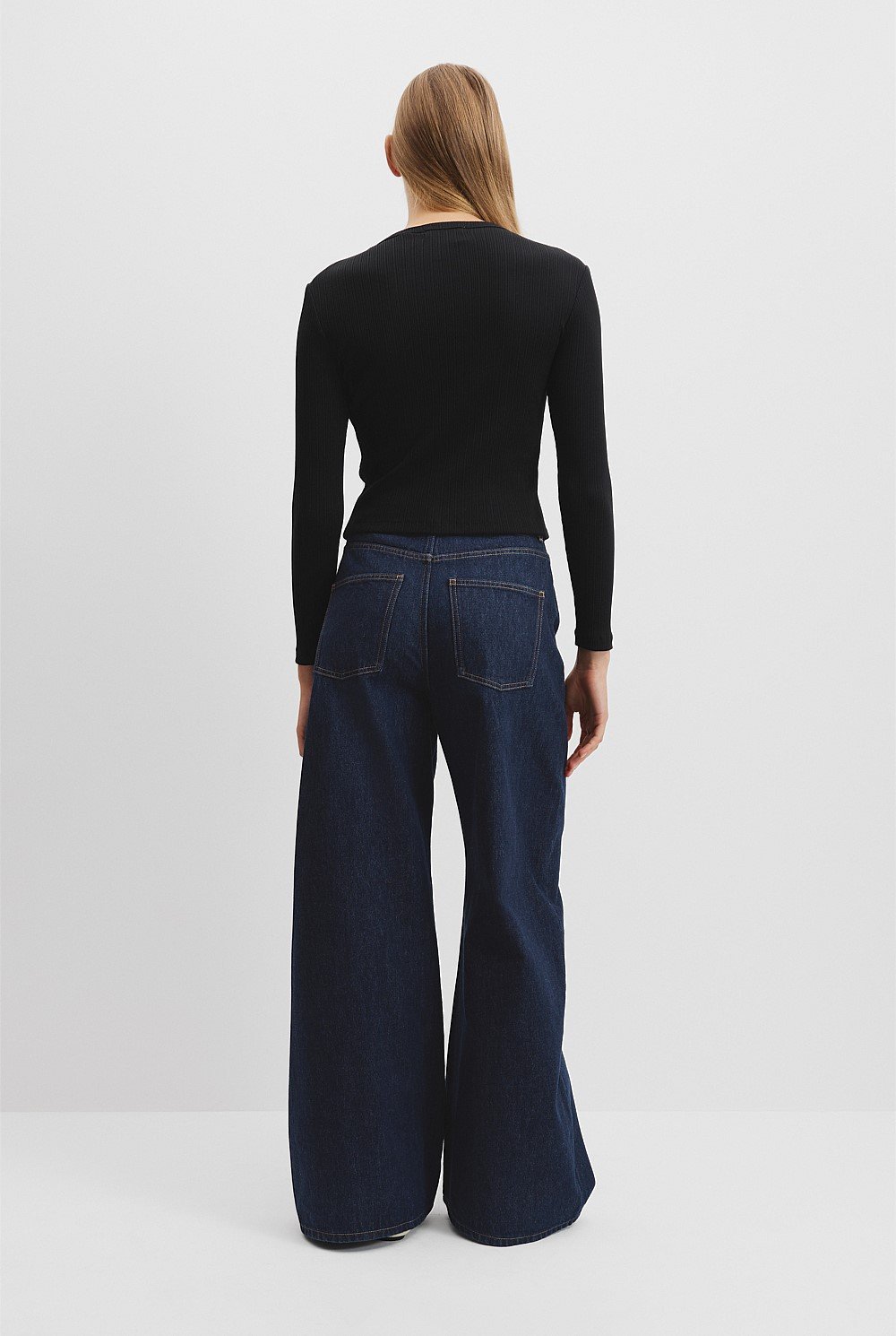 Australian Cotton Fitted Rib Top