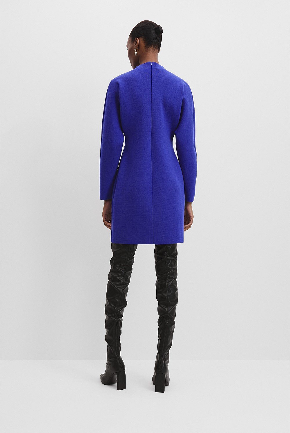 Compact Wool Knit Dress