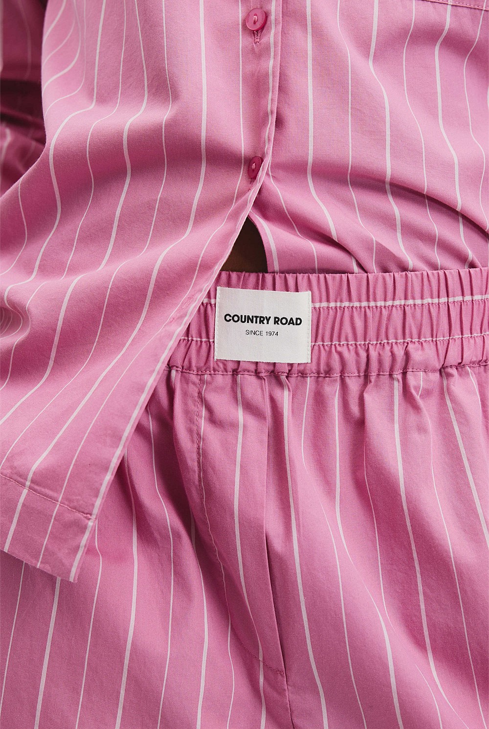 Australian Cotton Pinstripe Pyjama Set