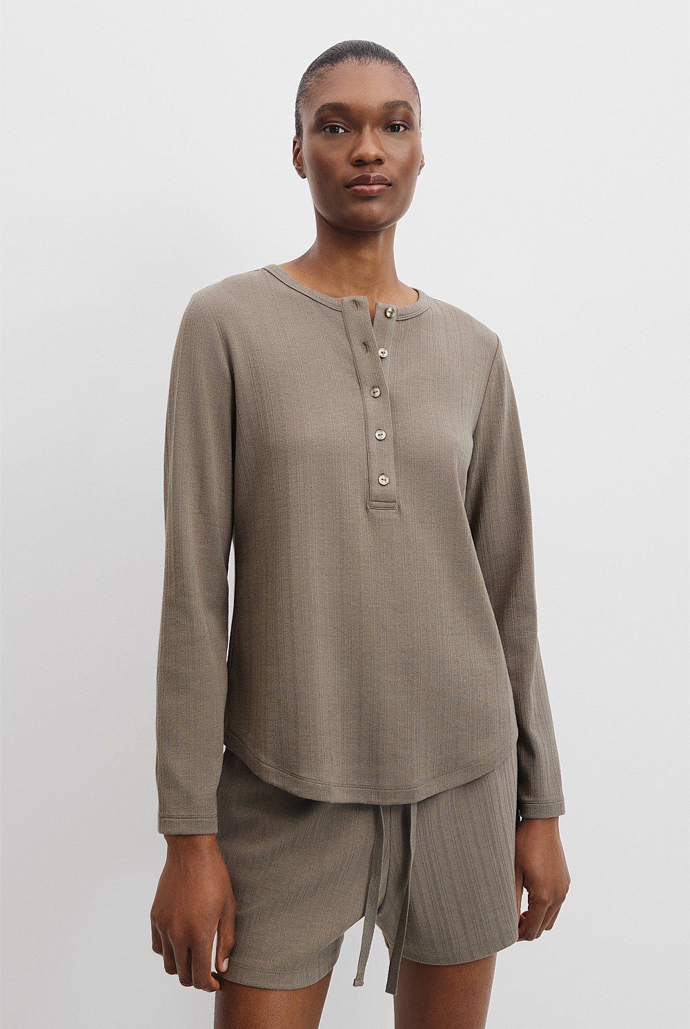 Henley Pyjama Top