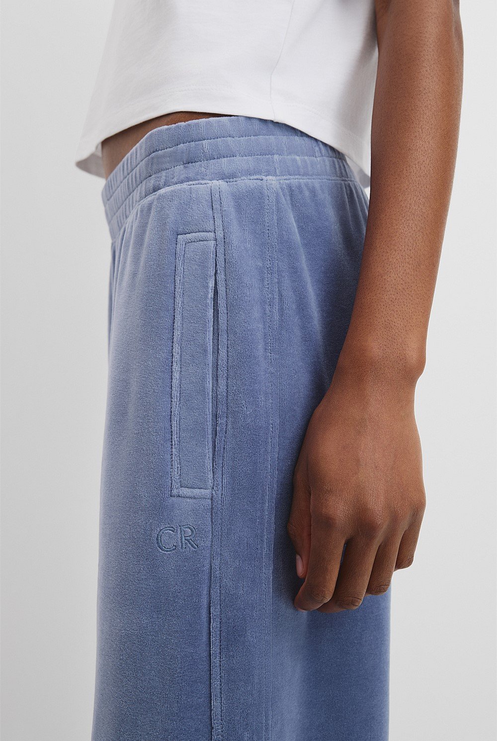 Velour Track Pant