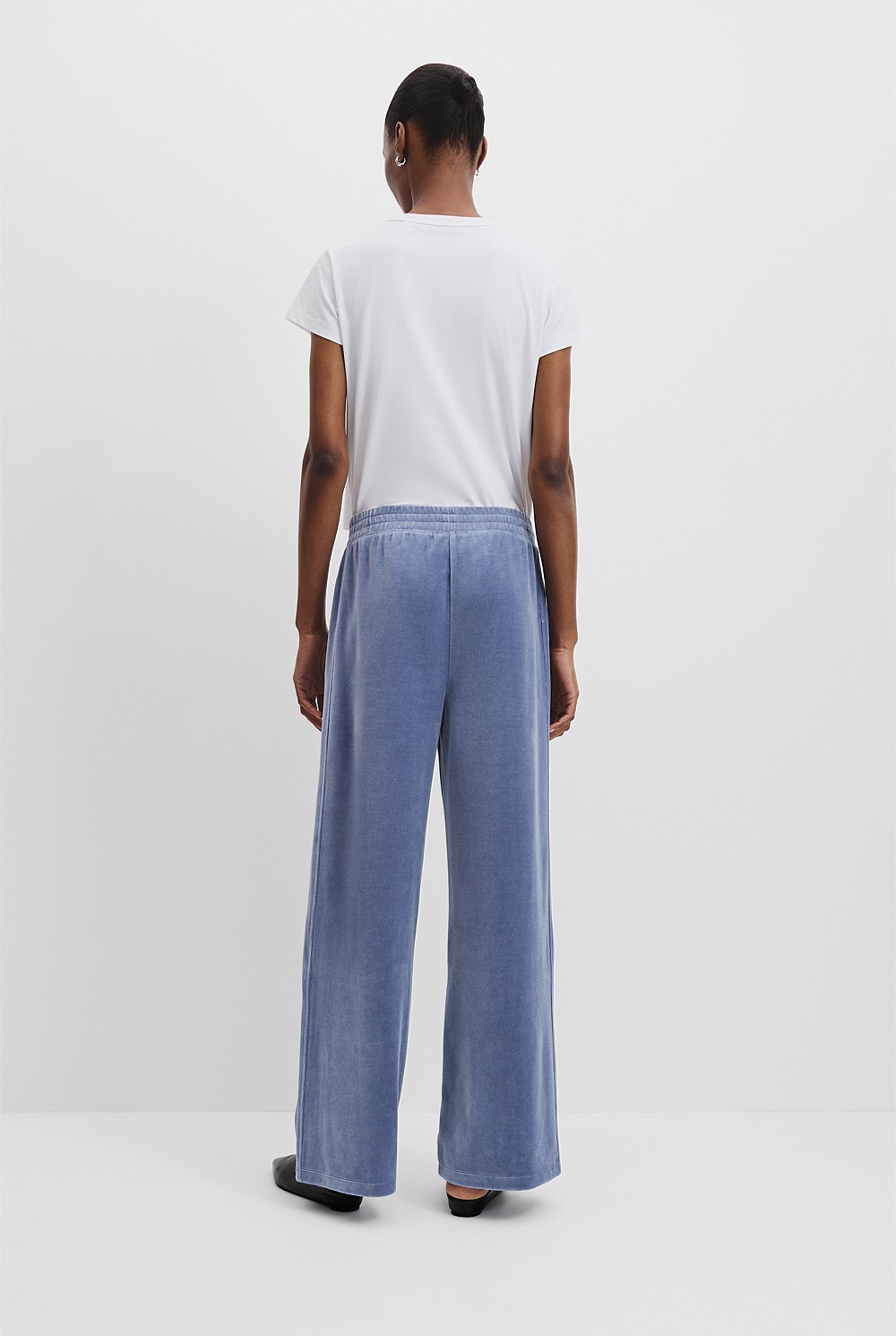 Velour Track Pant