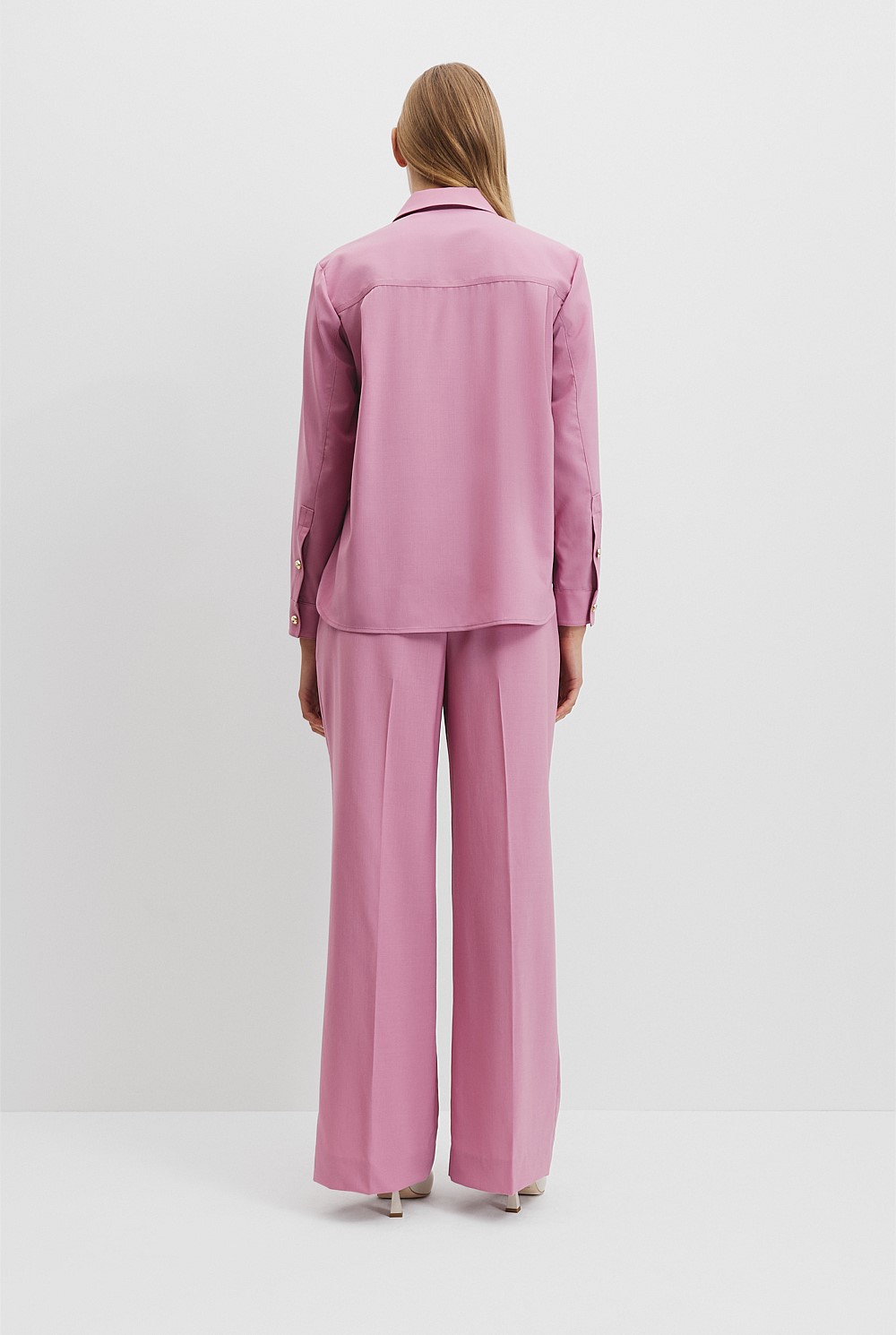 Wool Longline Shirt