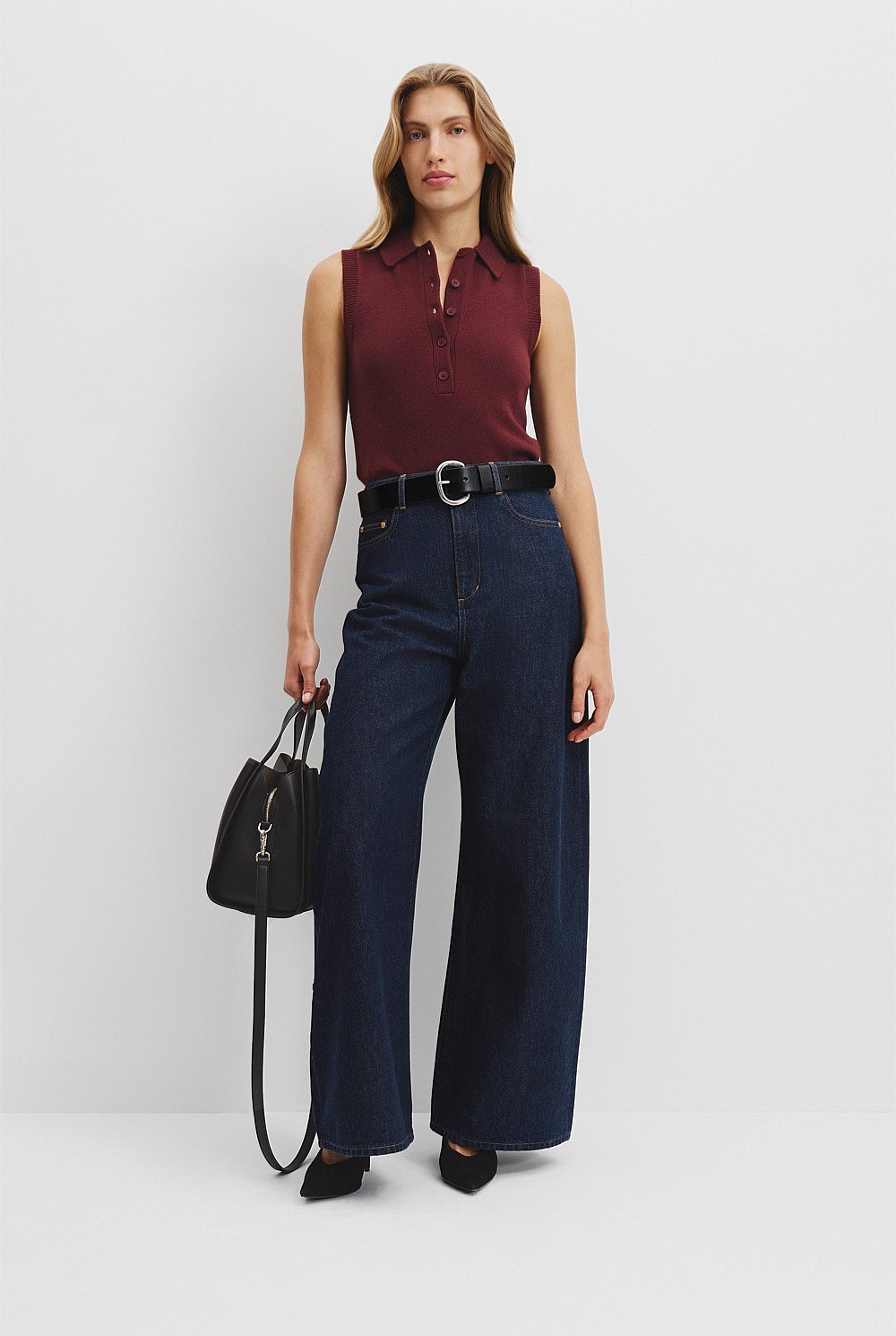 Collared Knit Vest