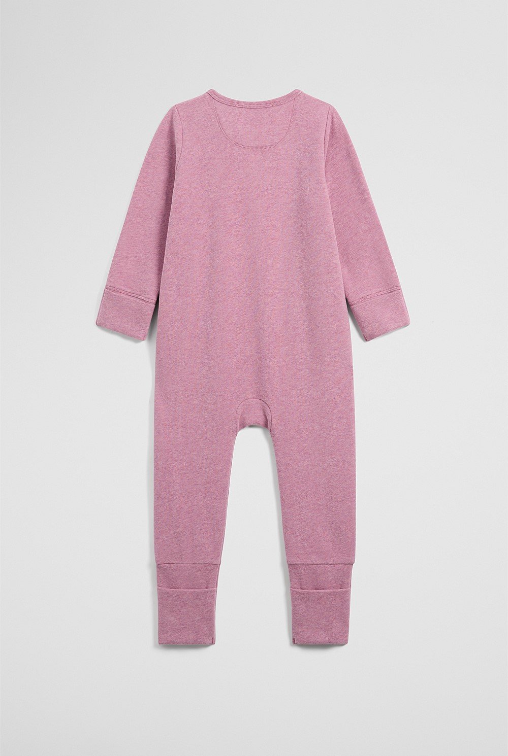 Organically Grown Cotton Logo Zip Jumpsuit